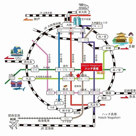 Hatch Nagahori 202 Osaka Ngoại thất bức ảnh